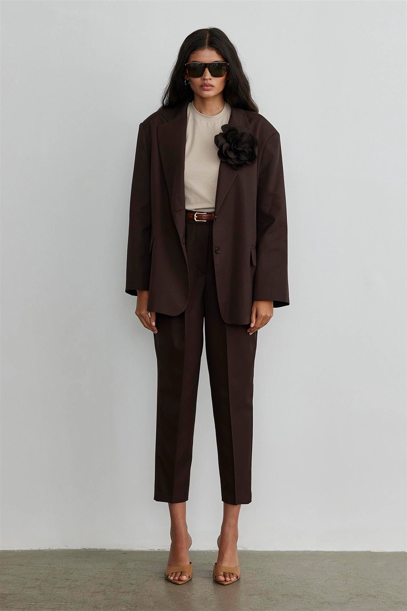 Brun Blazer oversize #brown - Matterhorn Studio