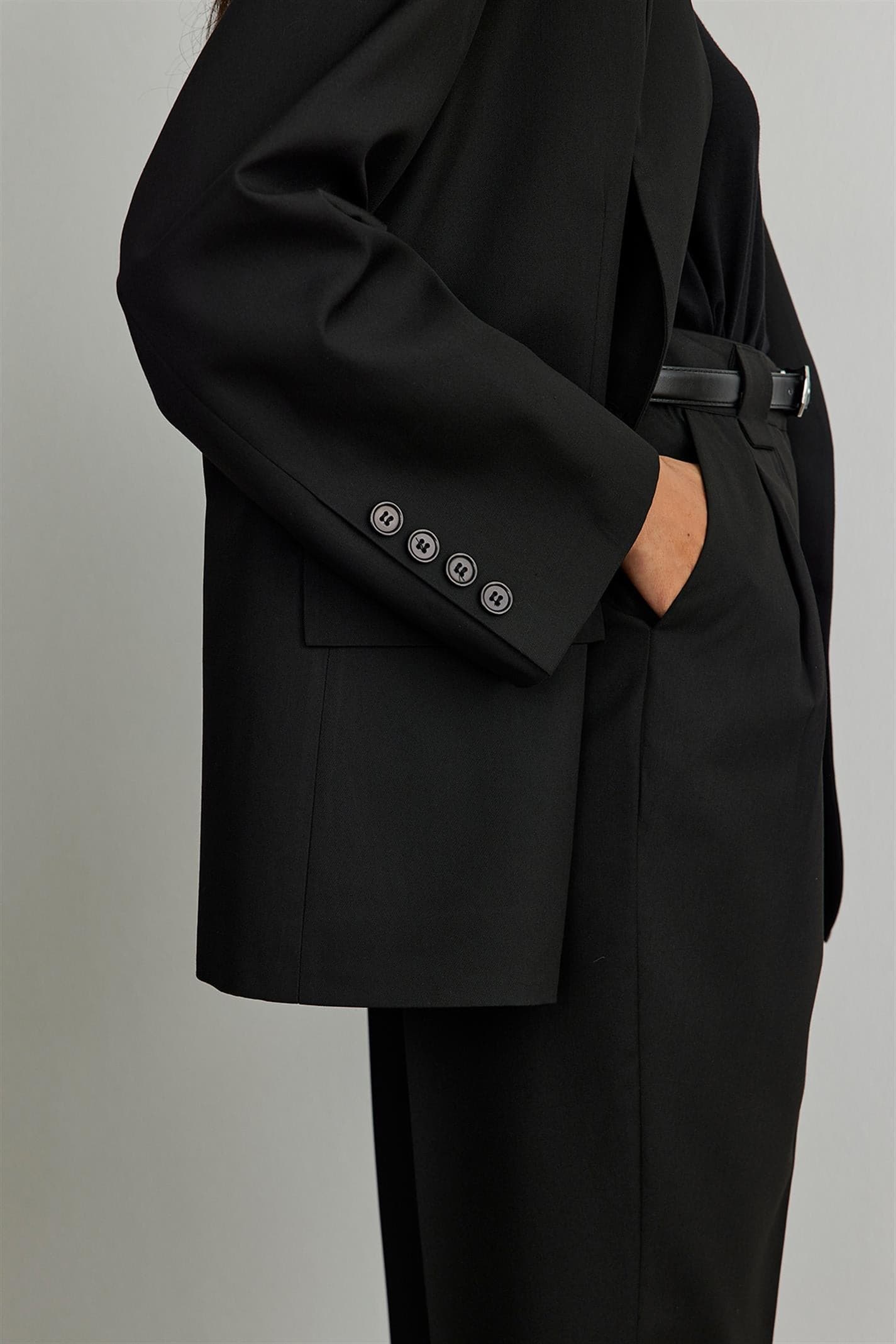 Brun Blazer oversize braun