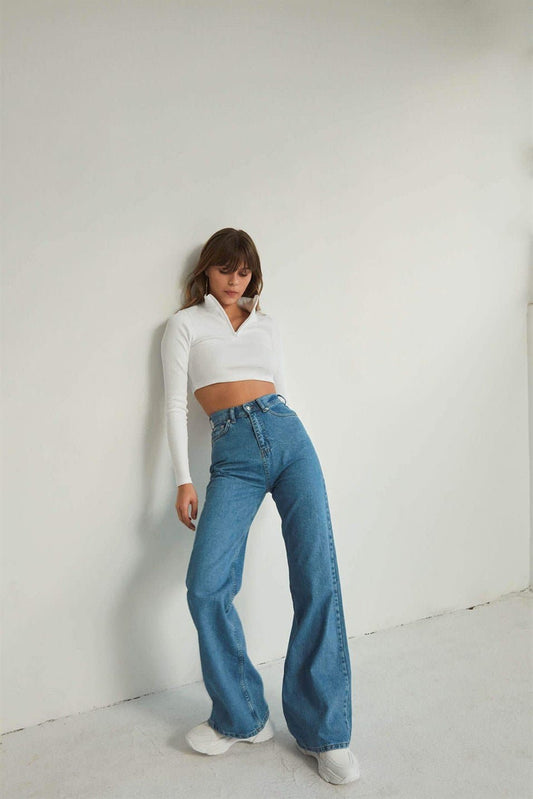 L'égalité Jeans mit weitem Bein - Matterhorn Studio