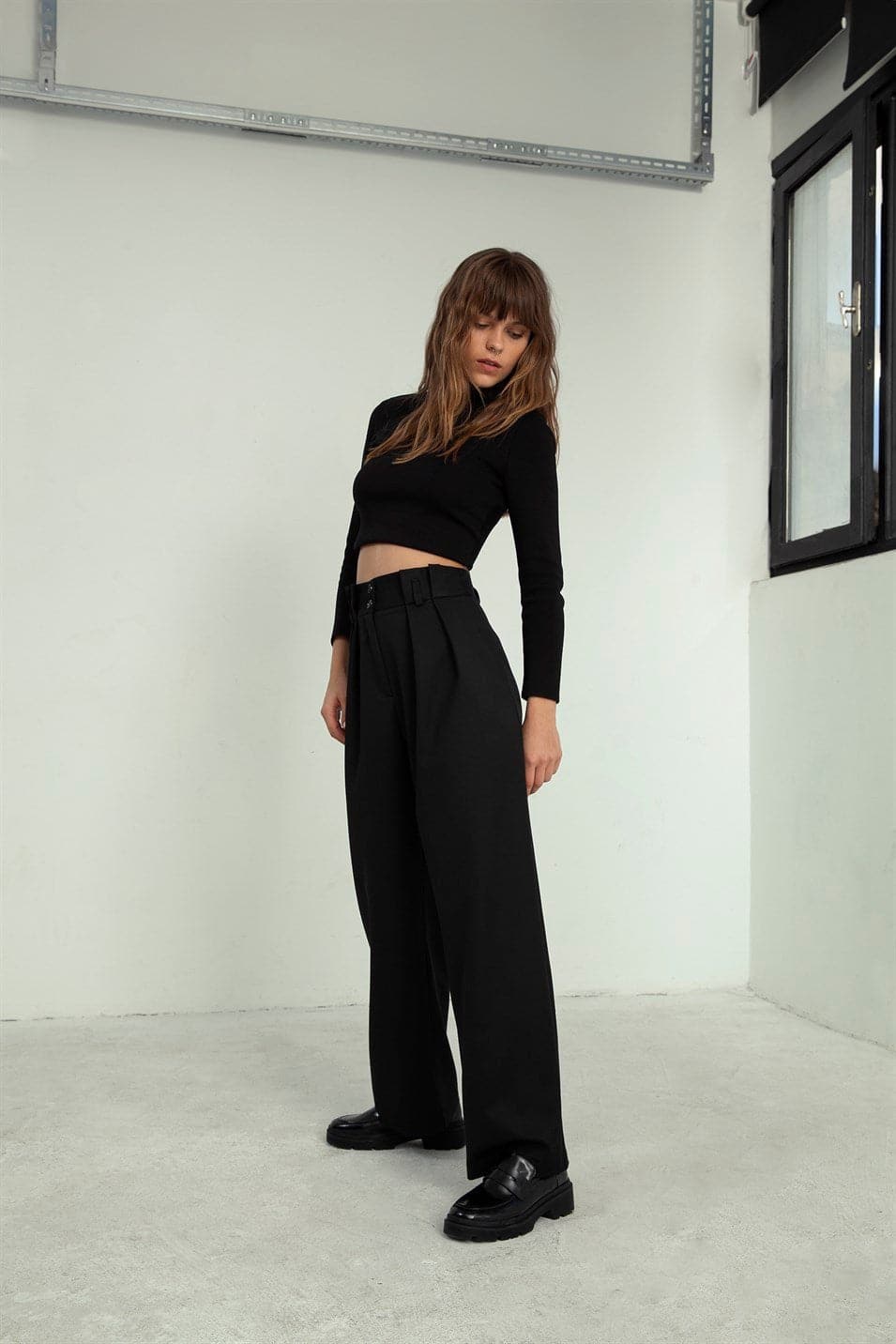 Stoffhose Artsy Schwarz - Matterhorn Studio